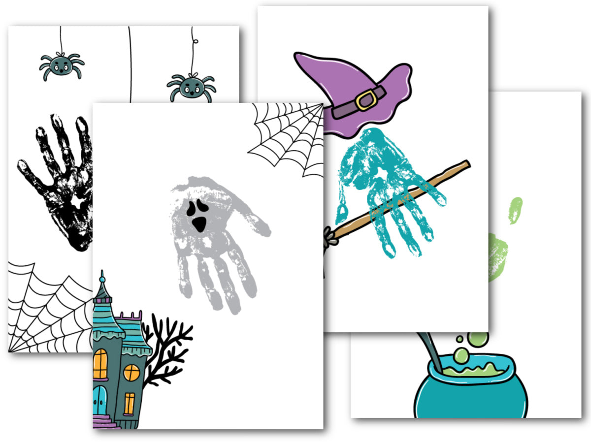 Create memories with spooky cute handprints