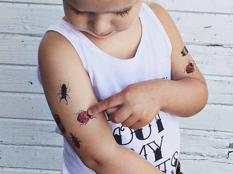 Bugs party temporary tattoos