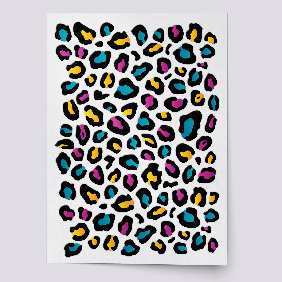 Leopard print temporary tattoo