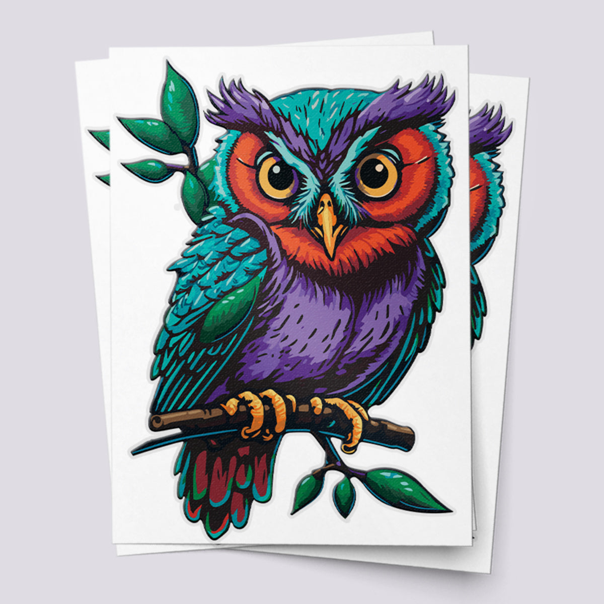 Owl Temporary Tattoos for Woodland Themed Party Fun
