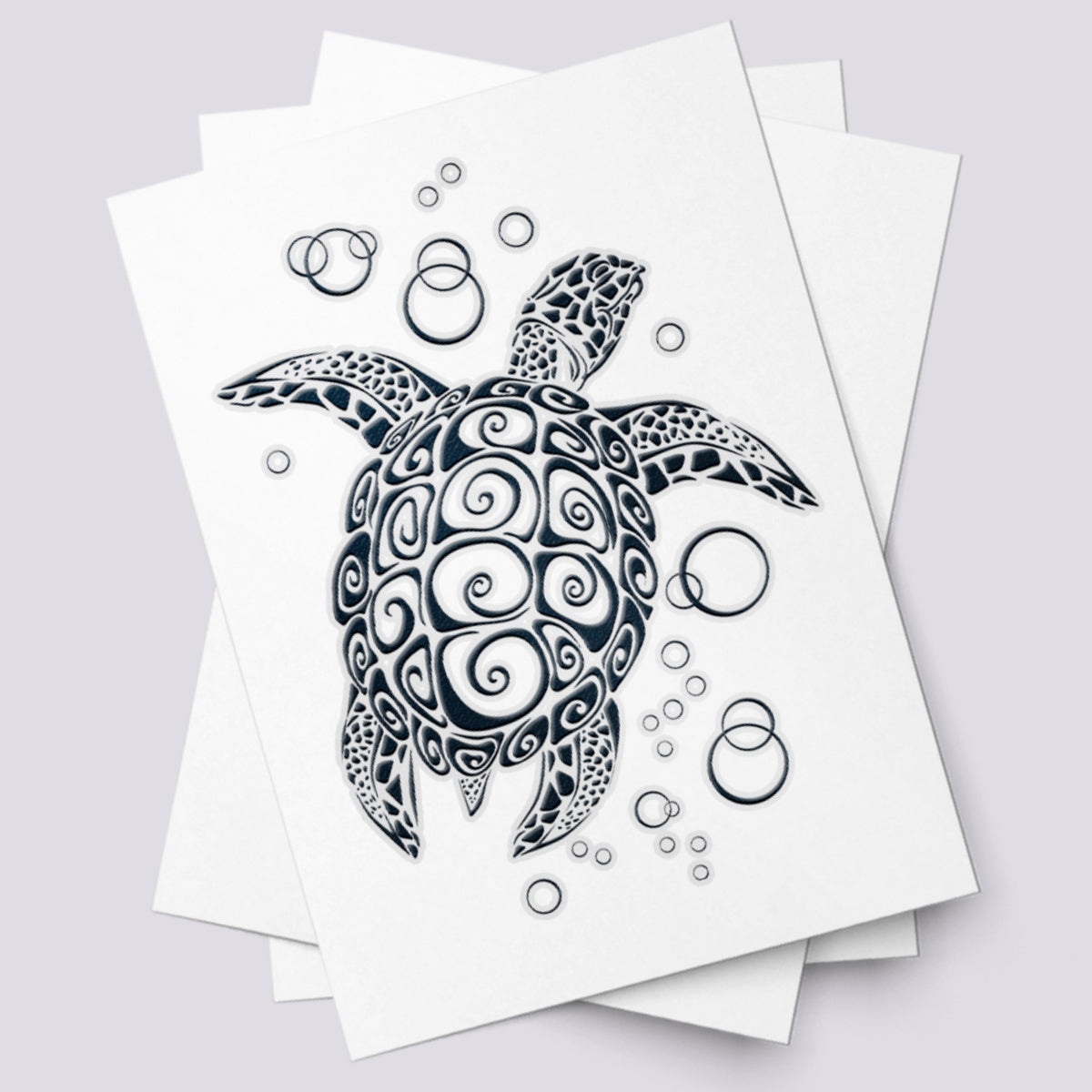 Loggerhead Sea Turtle Temporary Tattoos for Ocean Lovers