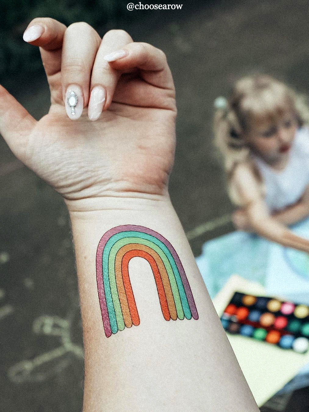 Pastel rainbow