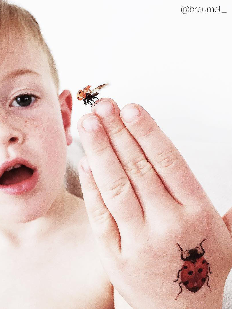 DUCKY STREET kids temporary Tattoo Beetles designed by Anastasia Lembrik - 3