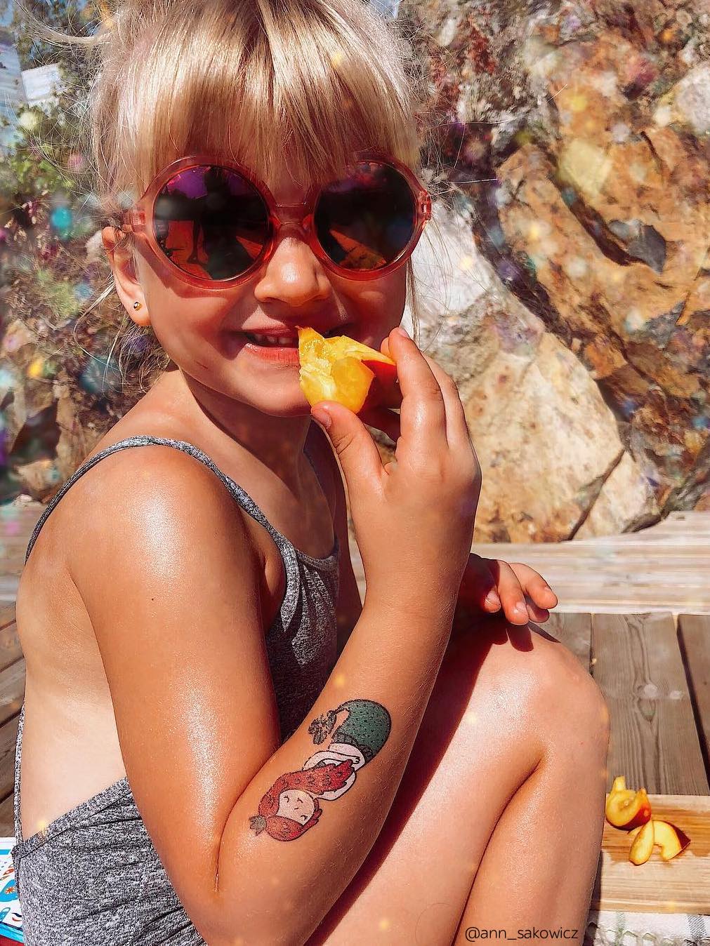 DUCKY STREET Kids Temporary Tattoo Little Mermaid