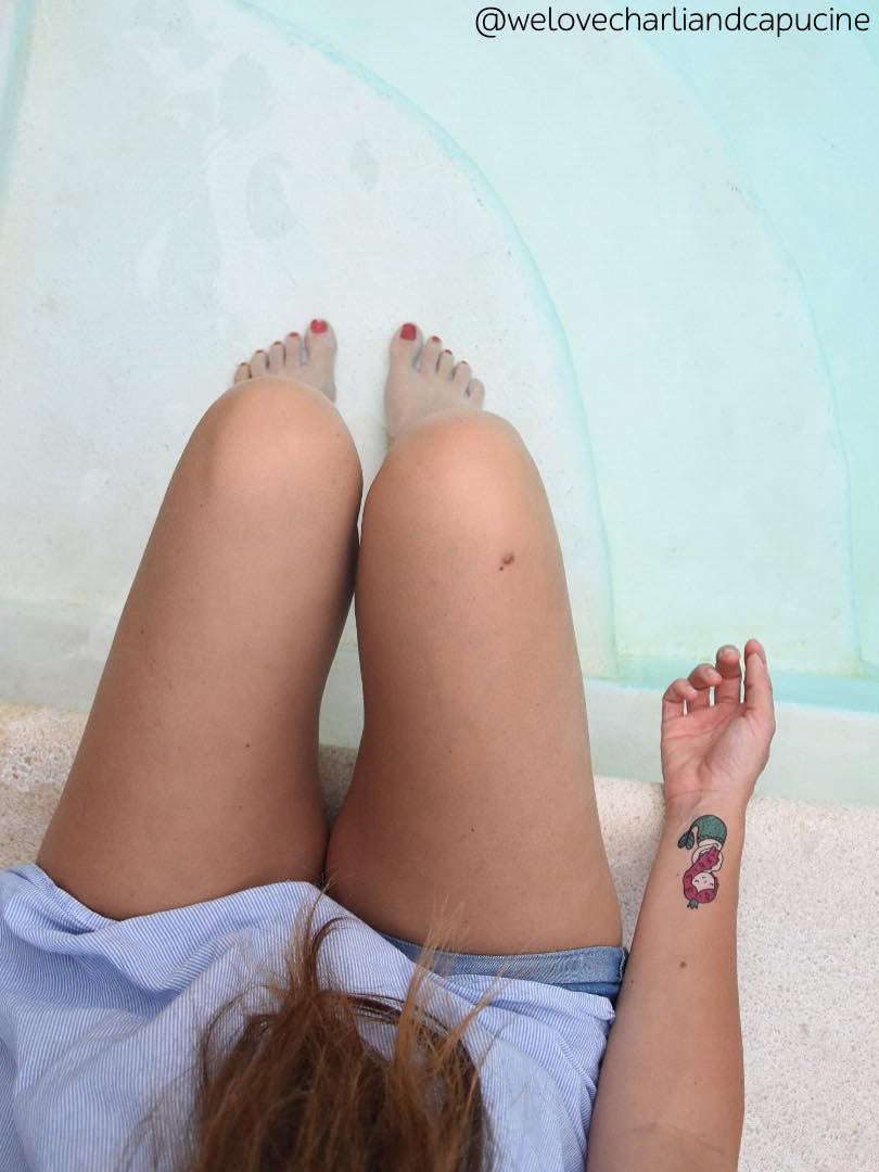 DUCKY STREET Kids Temporary Tattoo Little Mermaid