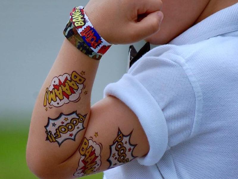 Timeless Tattoos: 4 Bold Temporary Tattoos by Arkady Roytman | WHSmith