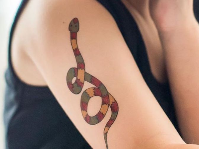 Tattoo uploaded by NS Marko • Just a small snake :) • Tattoodo