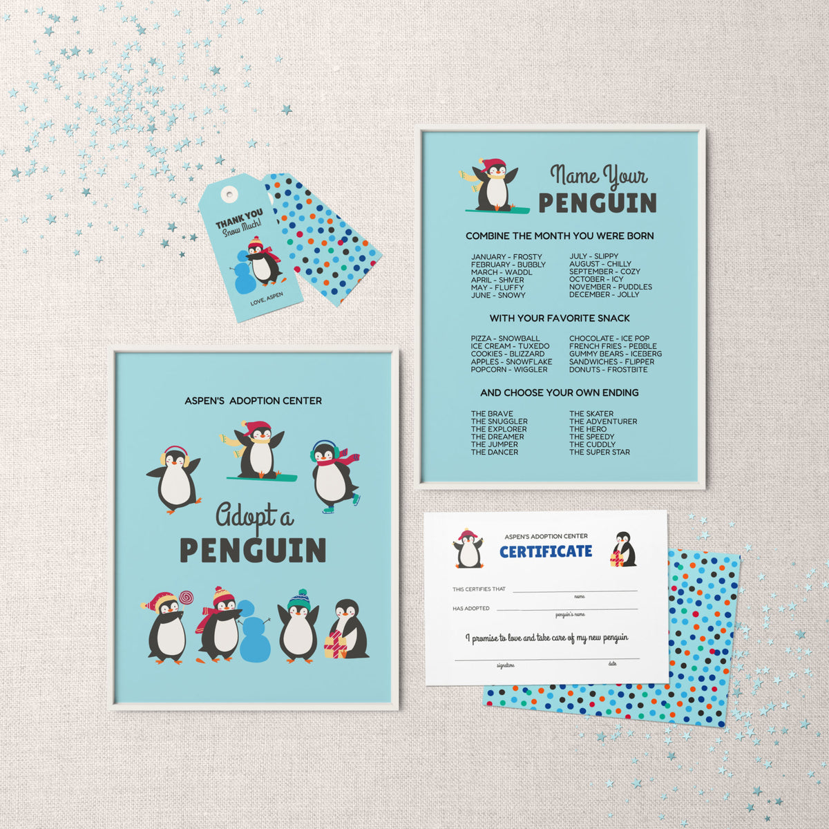 Penguin Birthday Bundle