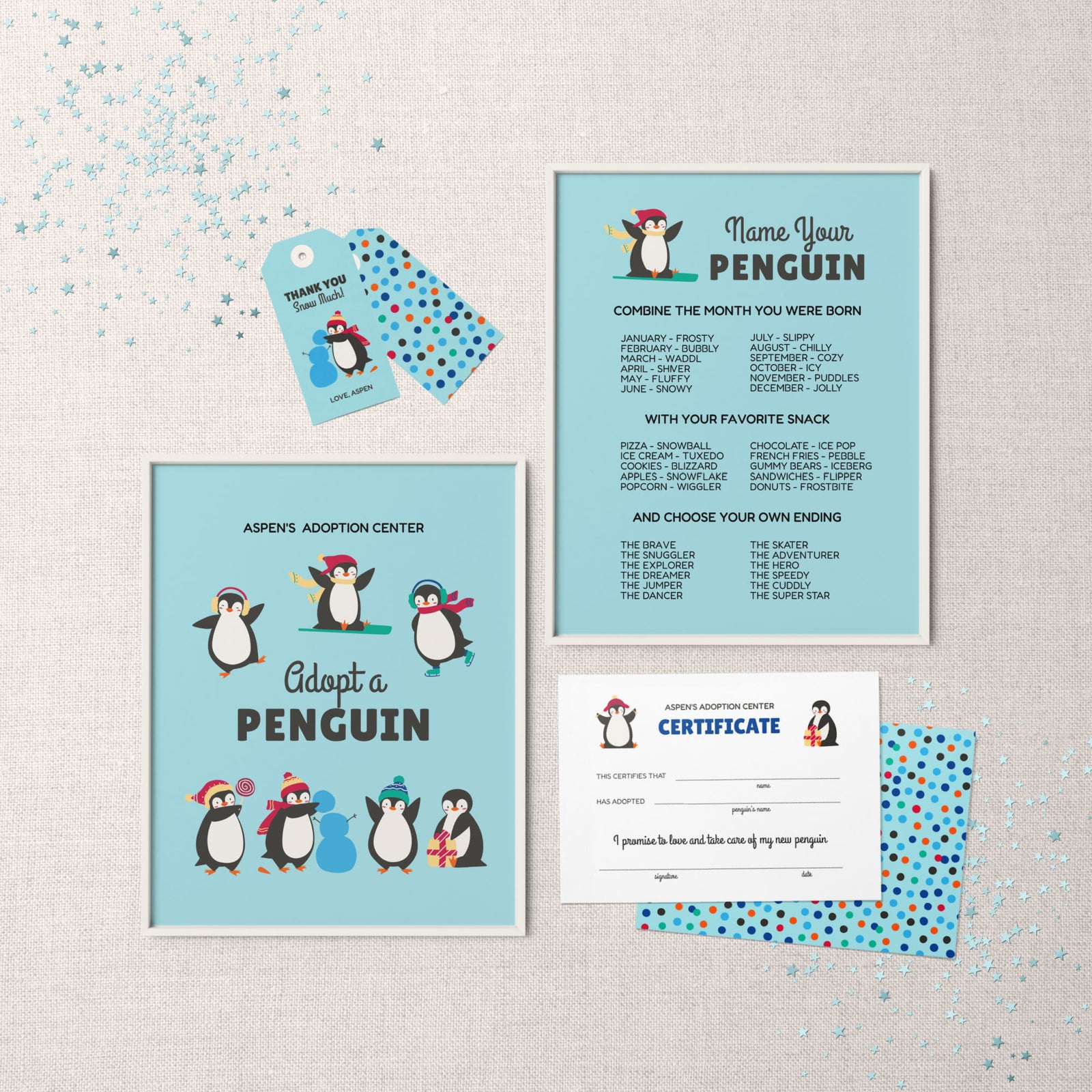 Penguin Birthday Bundle