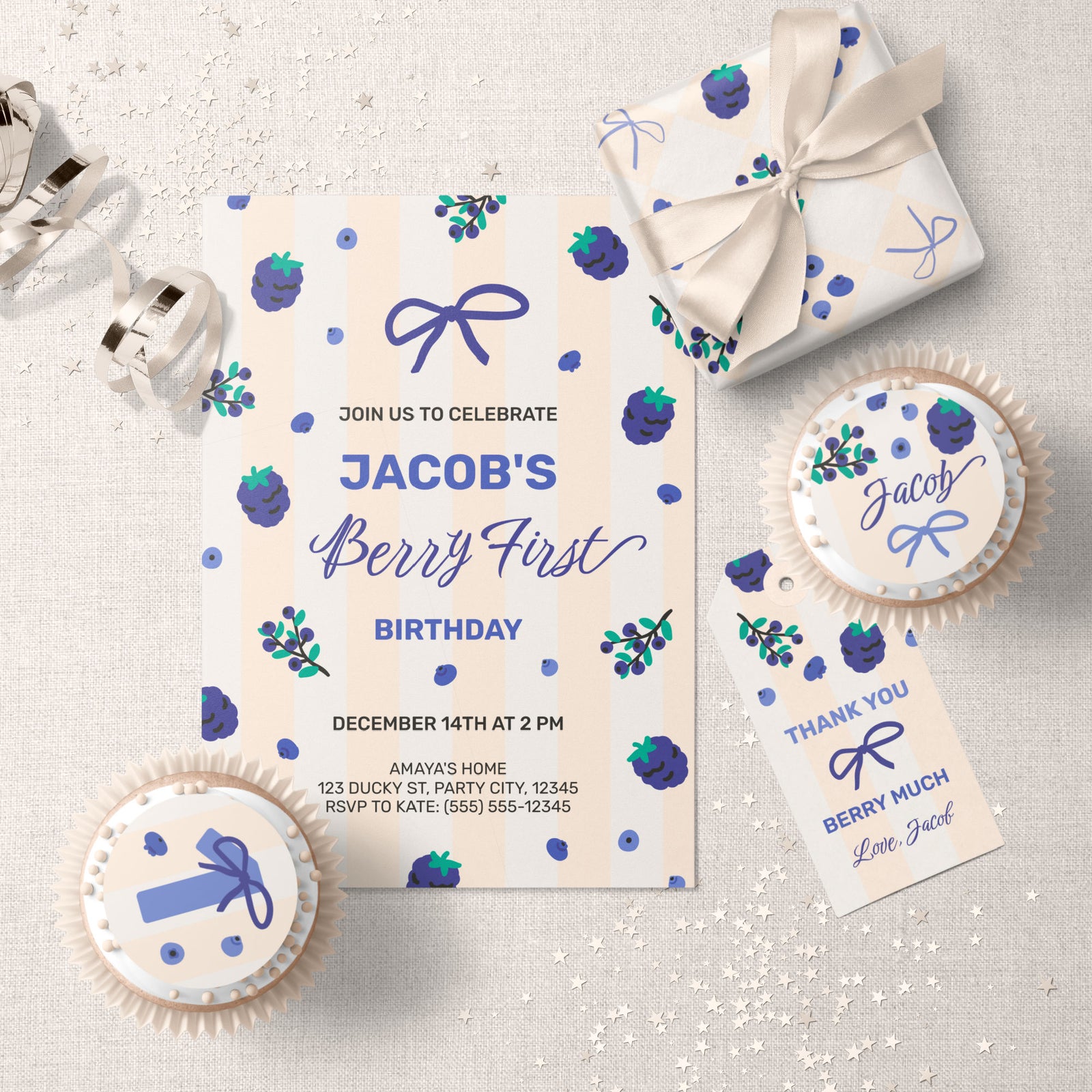 Blueberry 1st Birthday