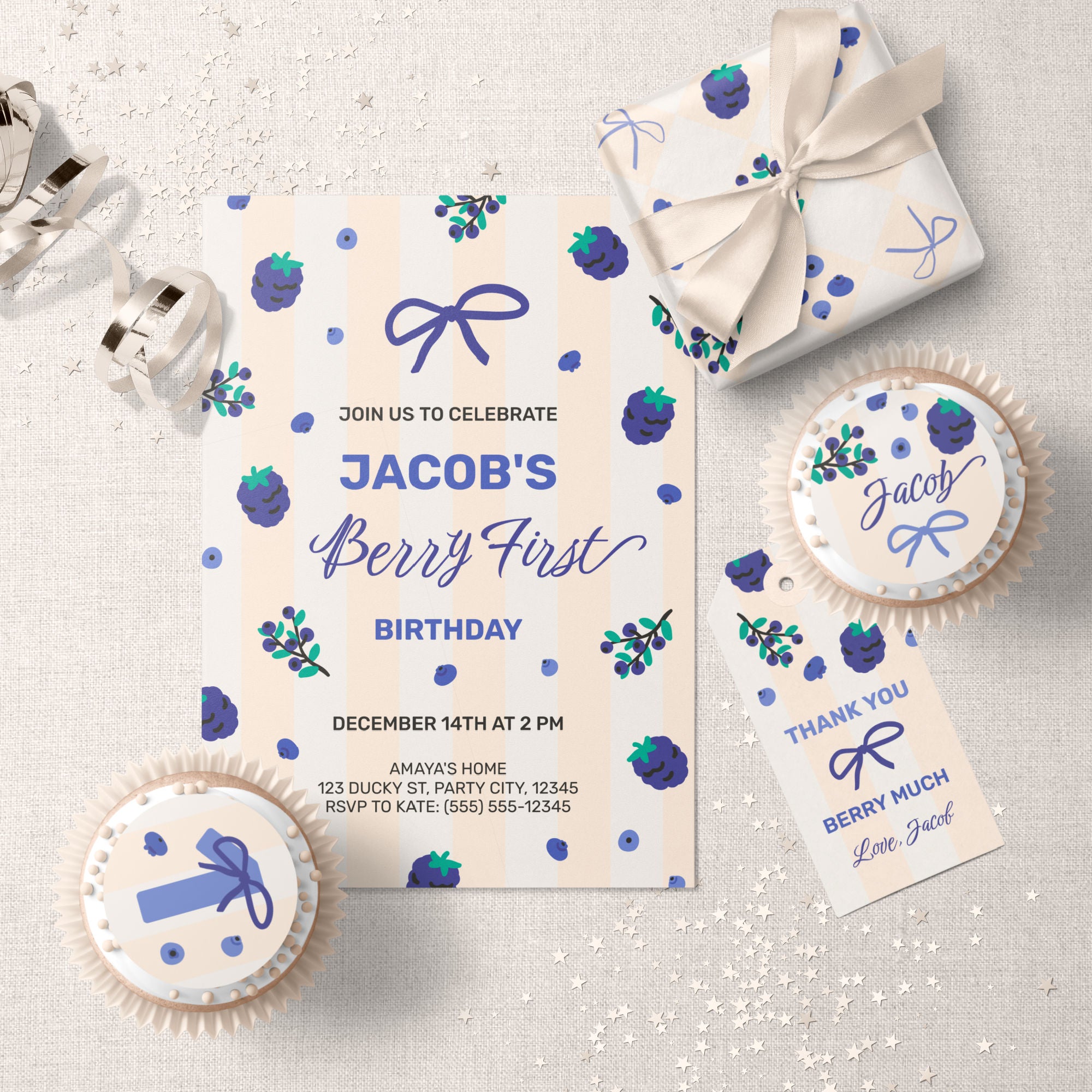Blueberry 1st Birthday