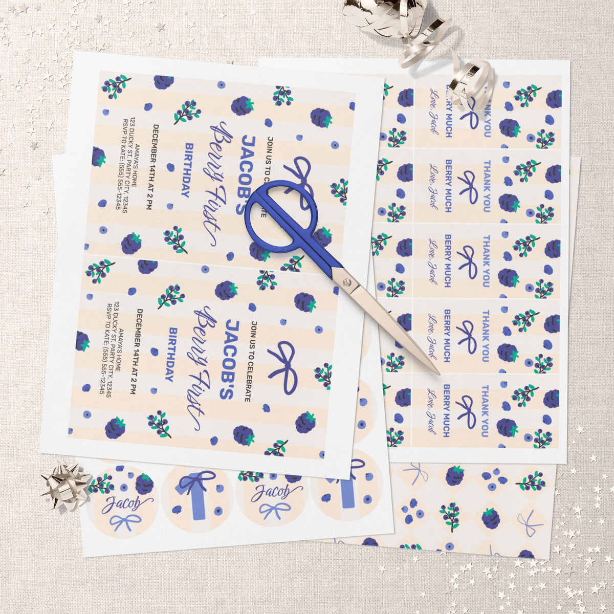 Blueberry 1st Birthday