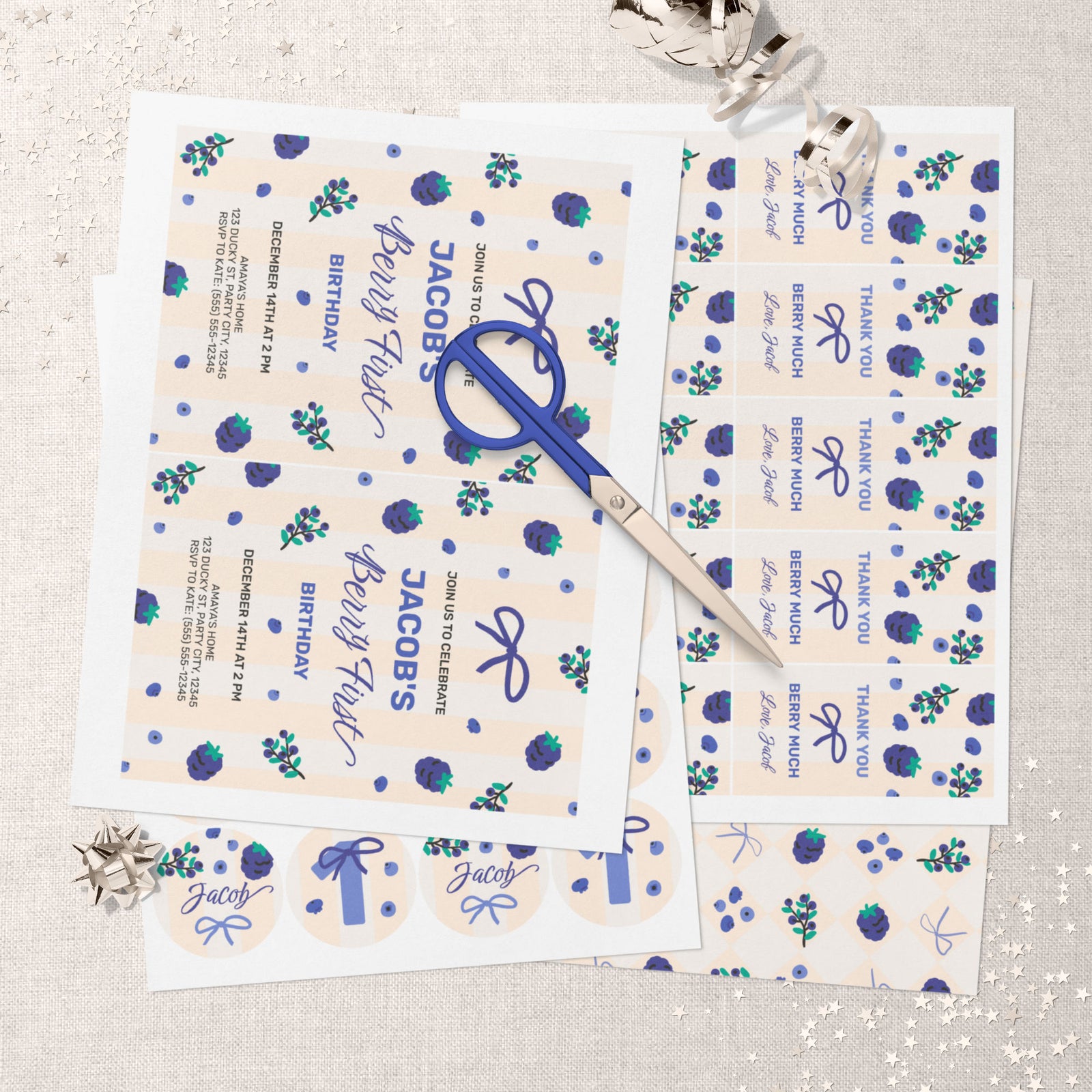 Blueberry 1st Birthday