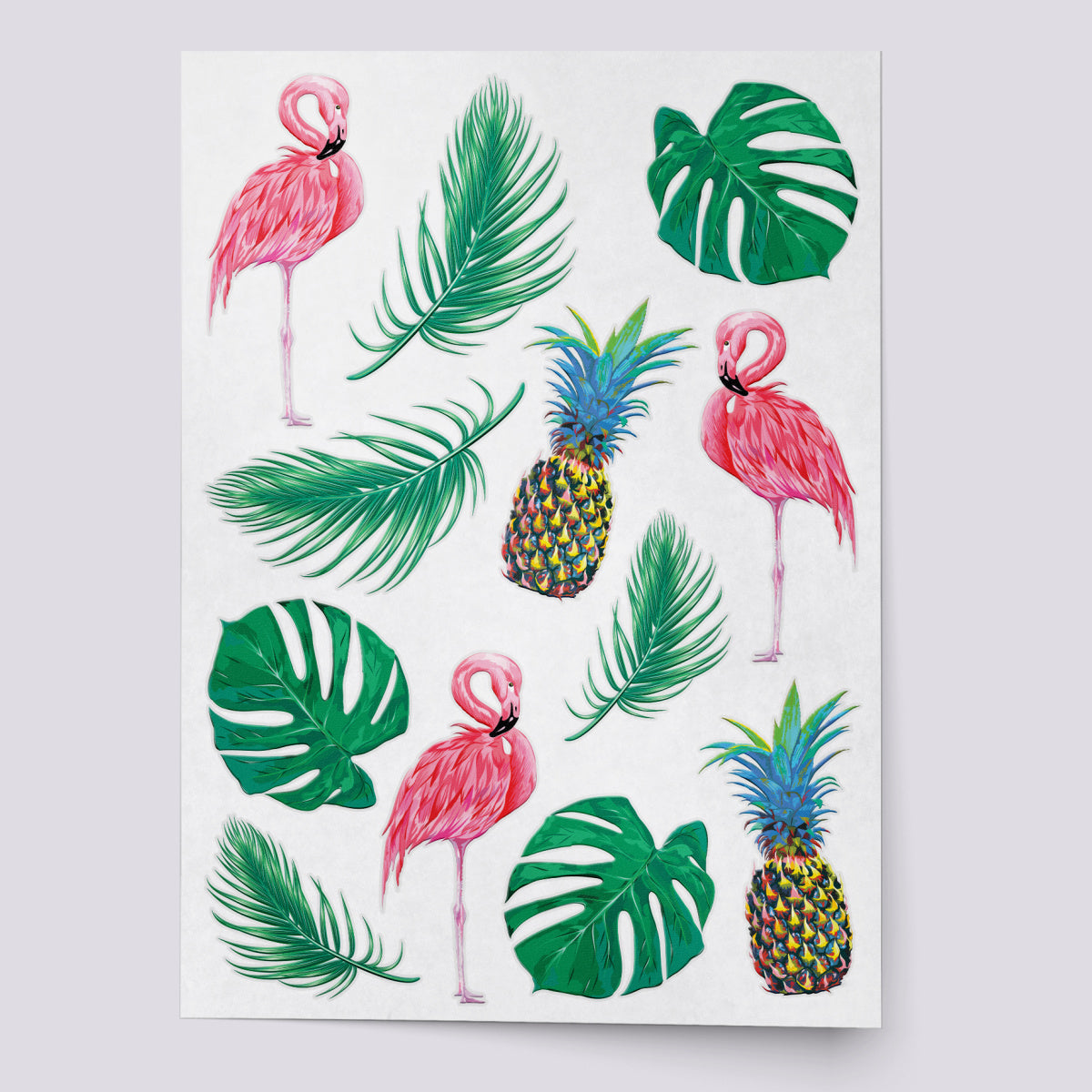 Tropic temporary tattoo set