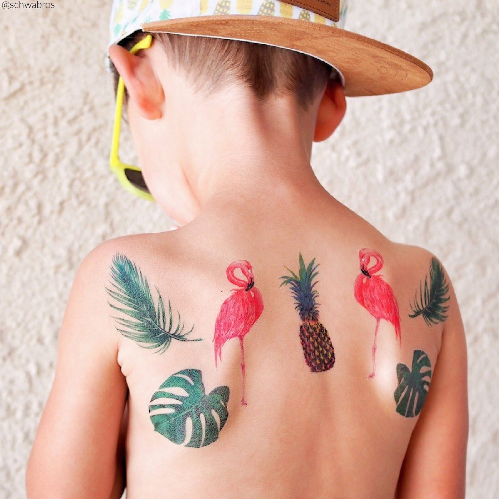 Tropic temporary tattoo set