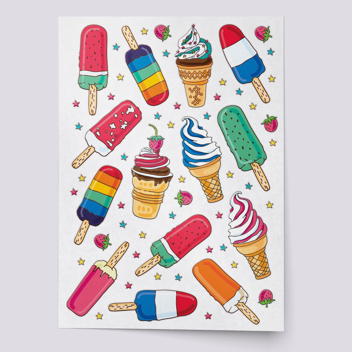 Ice Cream Party - Sweet Temporary Tattoos Favors