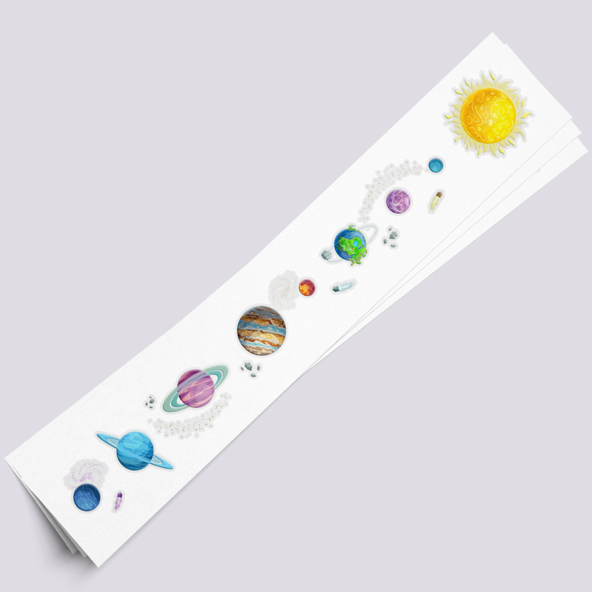 Galactic Planets Arm Band Temporary Tattoos