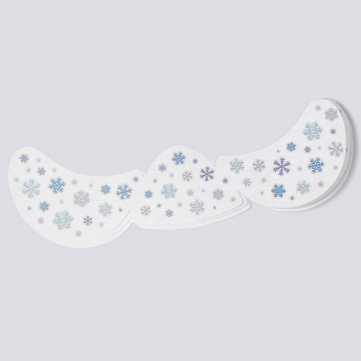 Snowflakes face freckles temporary tattoo