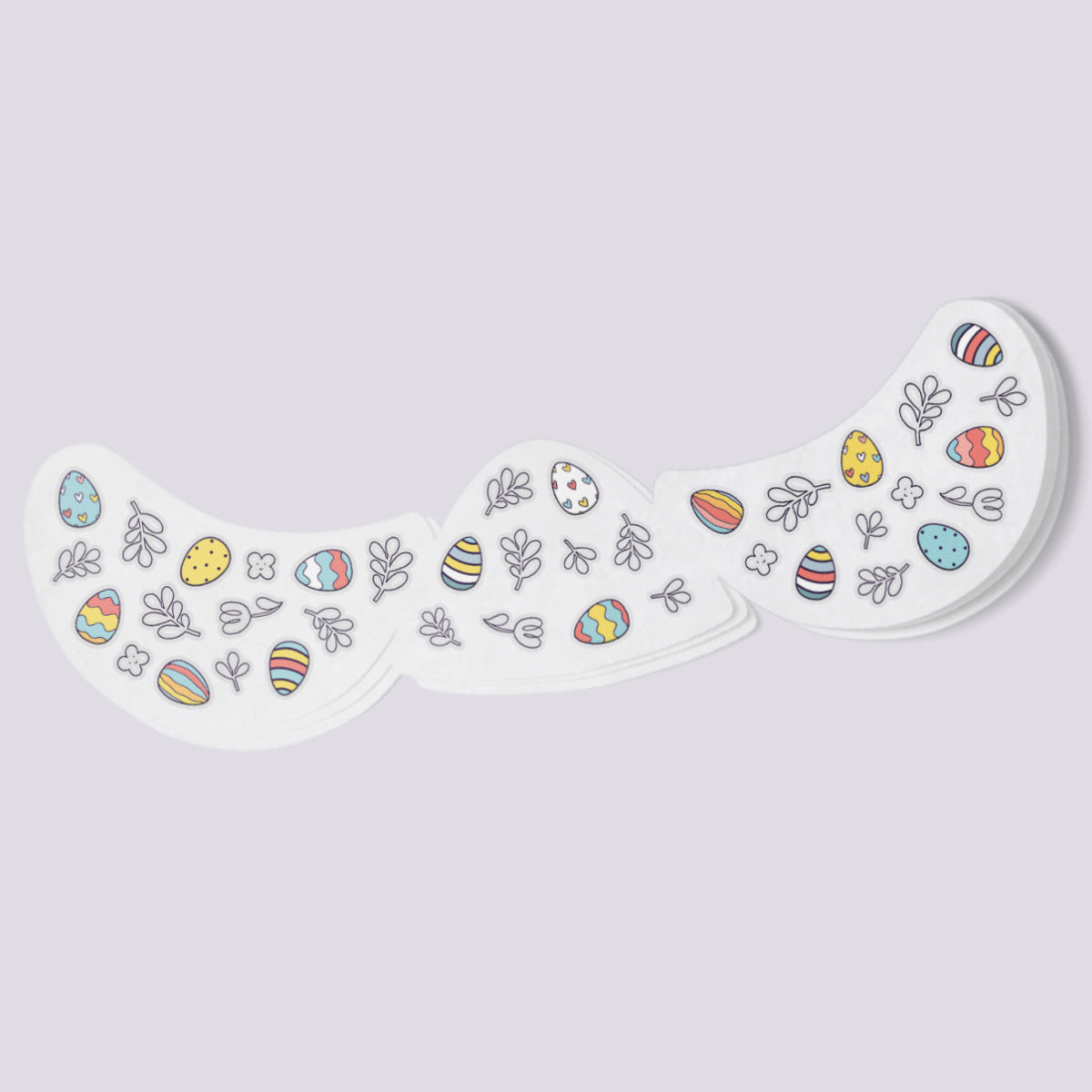 Easter eggs face freckles temporary tattoo