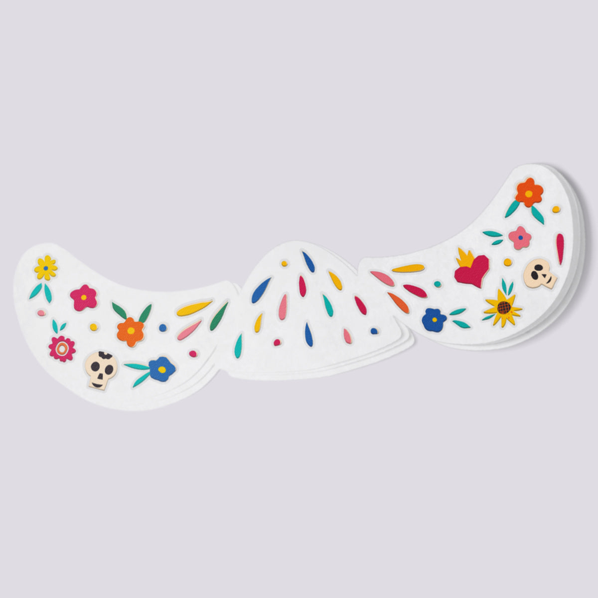 Dia De Los Muertos face freckles temporary tattoo 