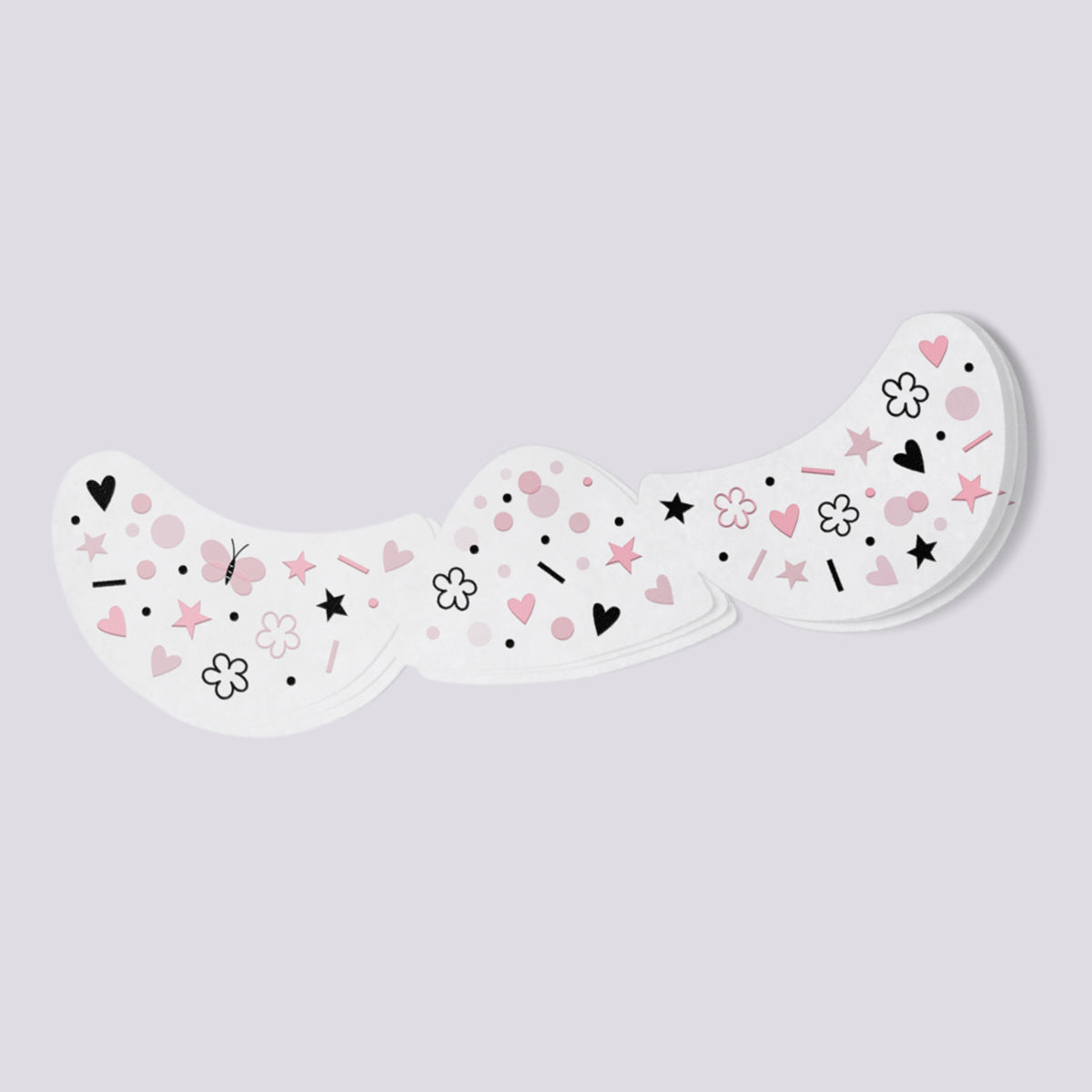 Pink Party freckles temporary tattoo