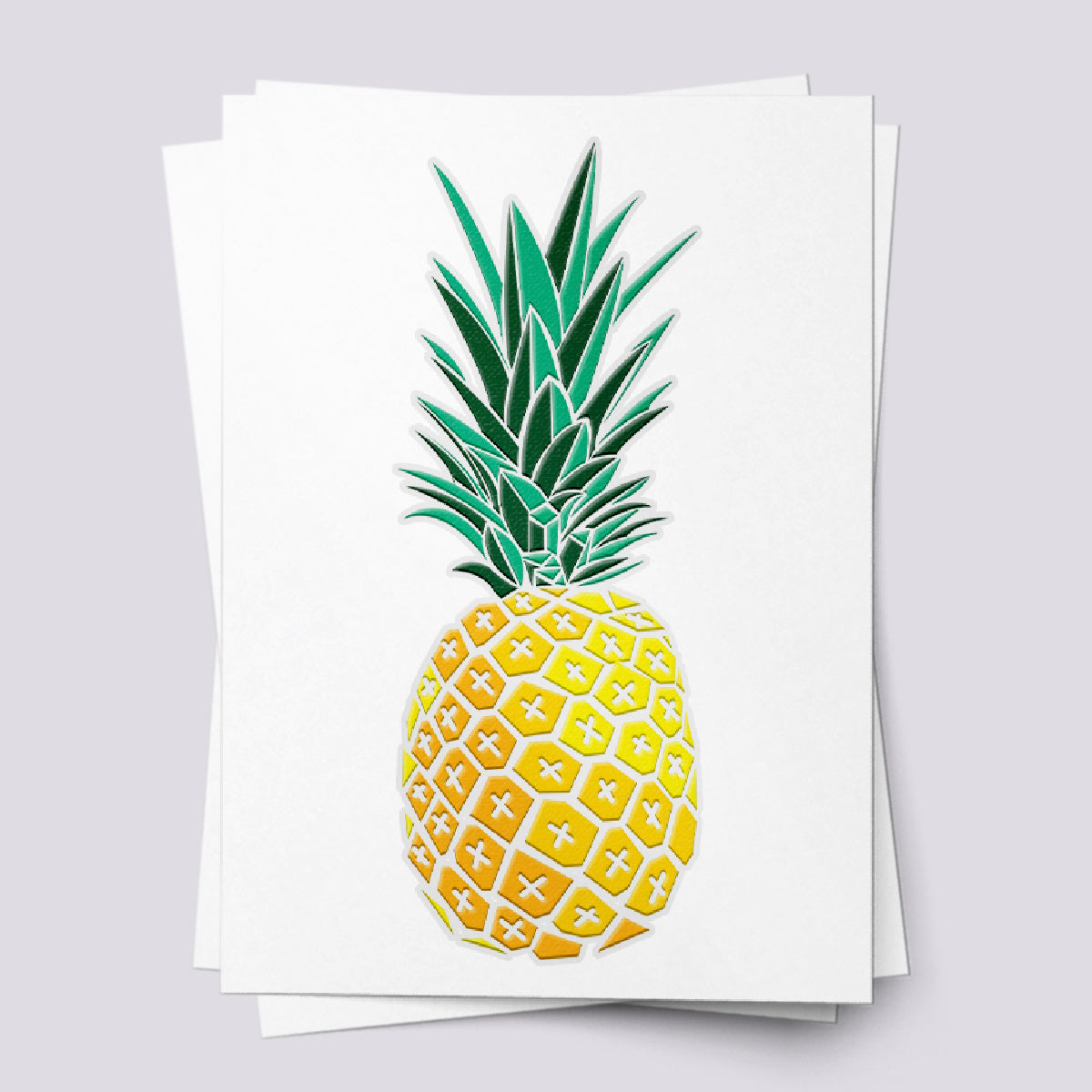 Pineapple Temporary Tattoos for Tropical Fun