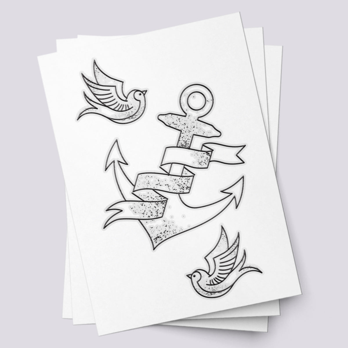 Sailor Anchor Temporary Tattoos for Kids - Party Fun