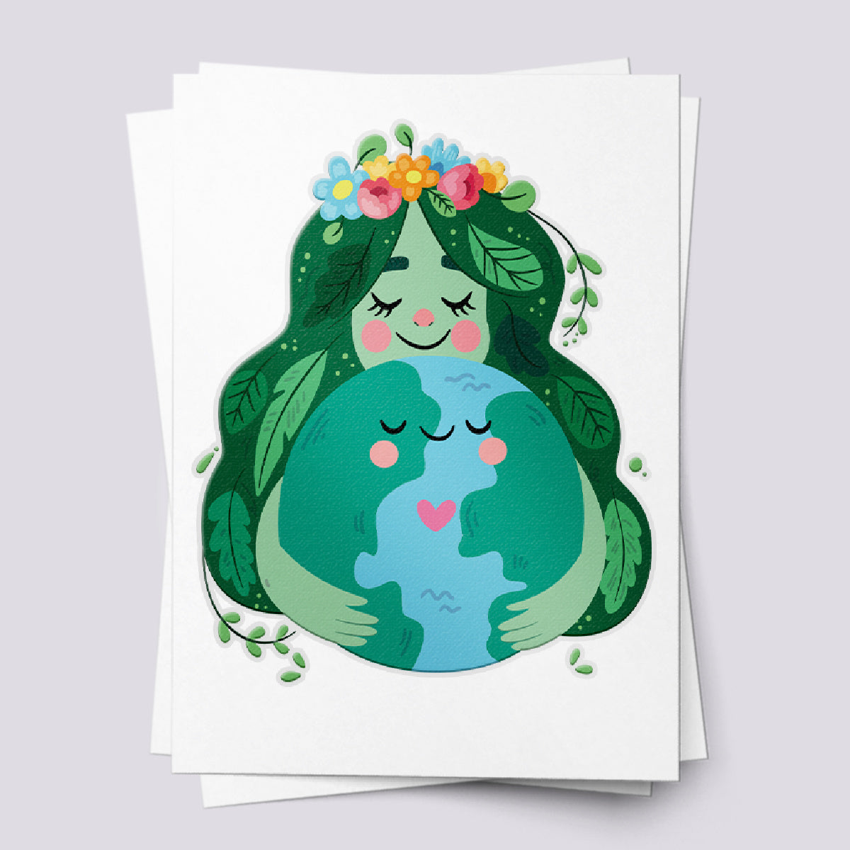 Mother Earth Temporary Tattoos - Love Your Planet