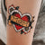 Mom heart tattoo