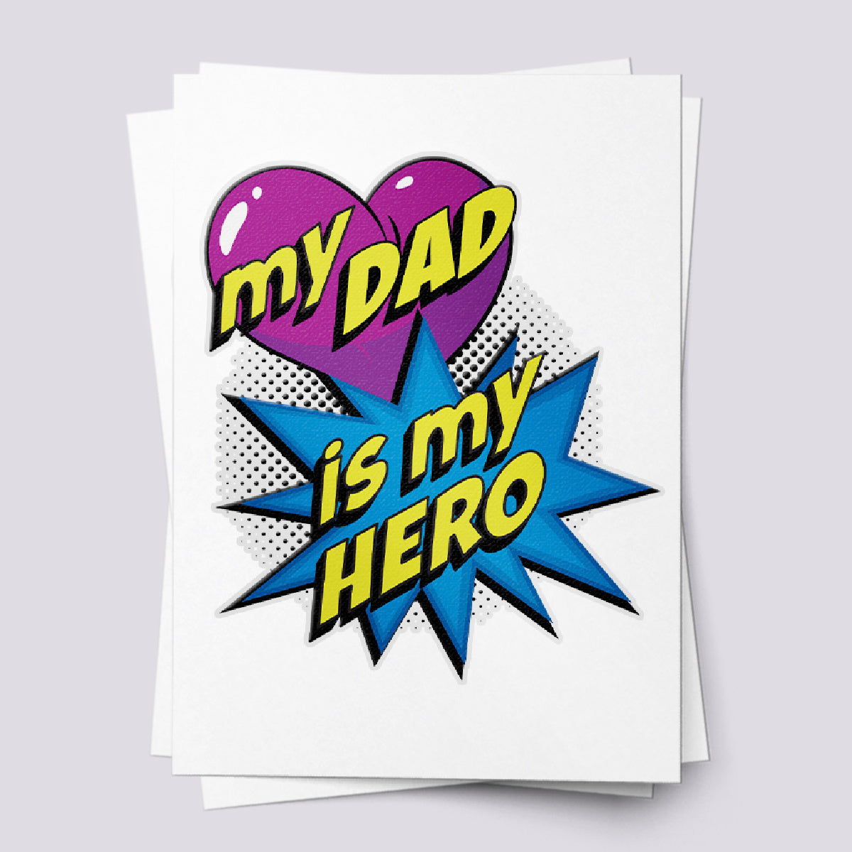 My Hero Dad Temporary Tattoos for Parties | Duckystreet