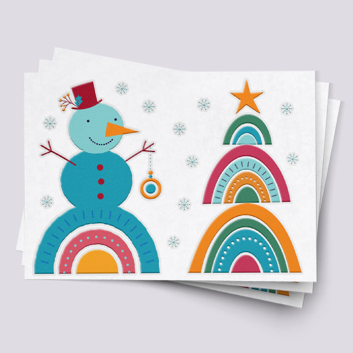 Boho snowman