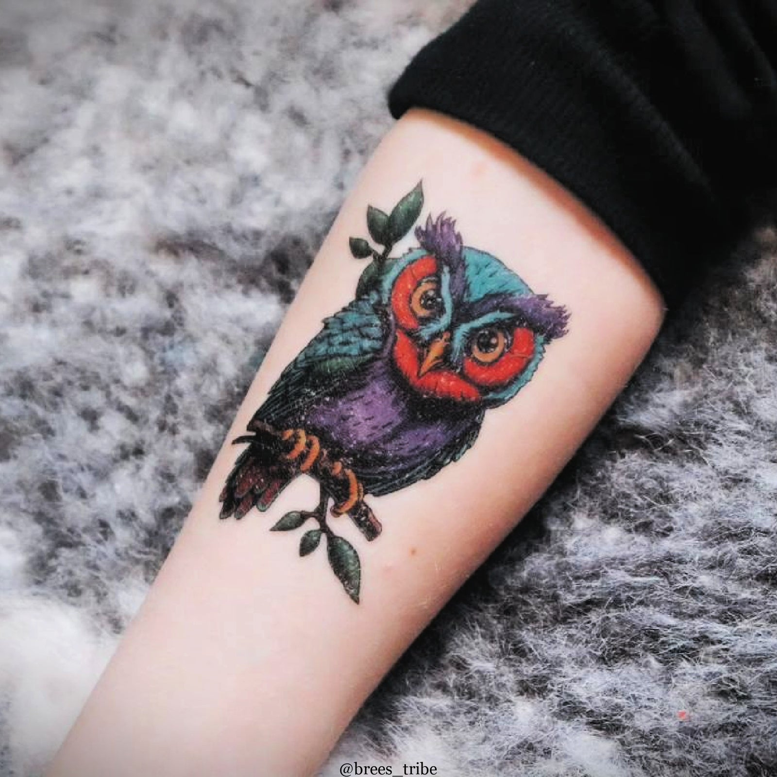 Owl Temporary Tattoos for Woodland Themed Party Fun