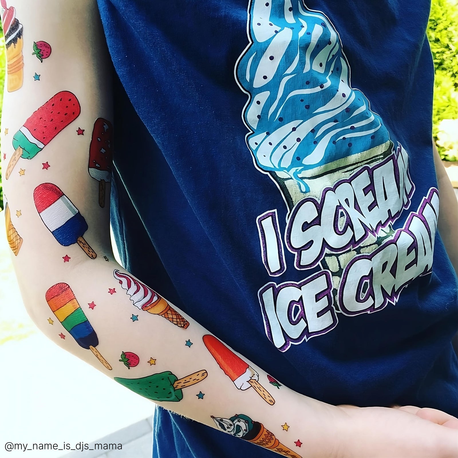 Ice Cream Party - Sweet Temporary Tattoos Favors
