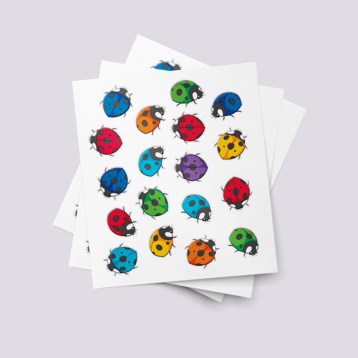 Rainbow ladybirds