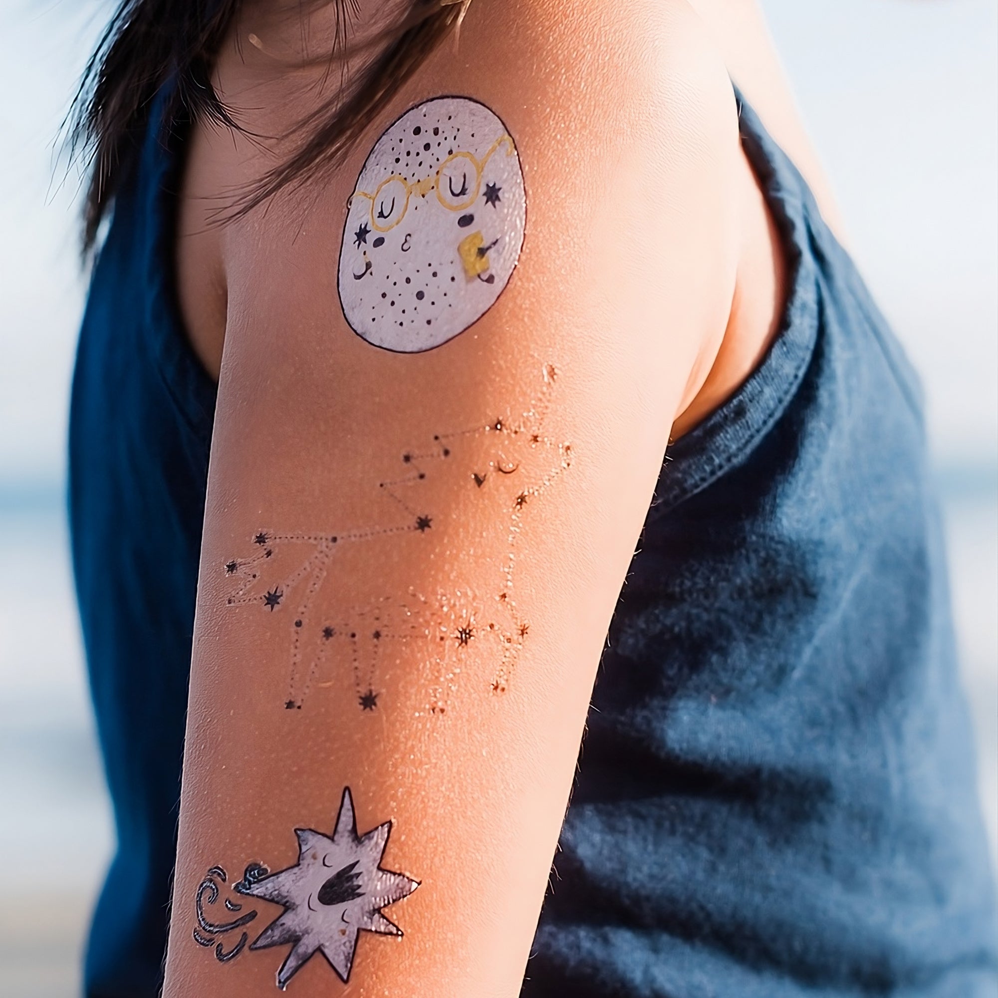 Stunning Star and Moon Tattoo Ideas