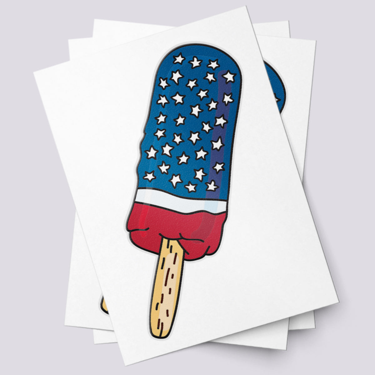 Patriotic Ice pop