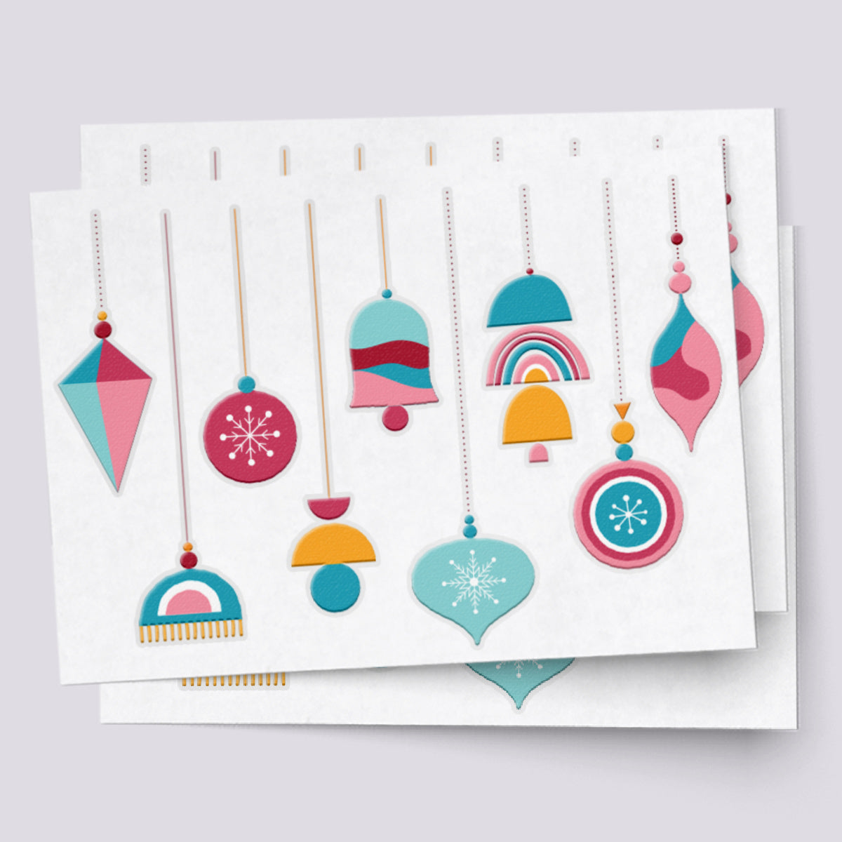 Ornaments Temporary Tattoos for Christmas Party Fun Decoration