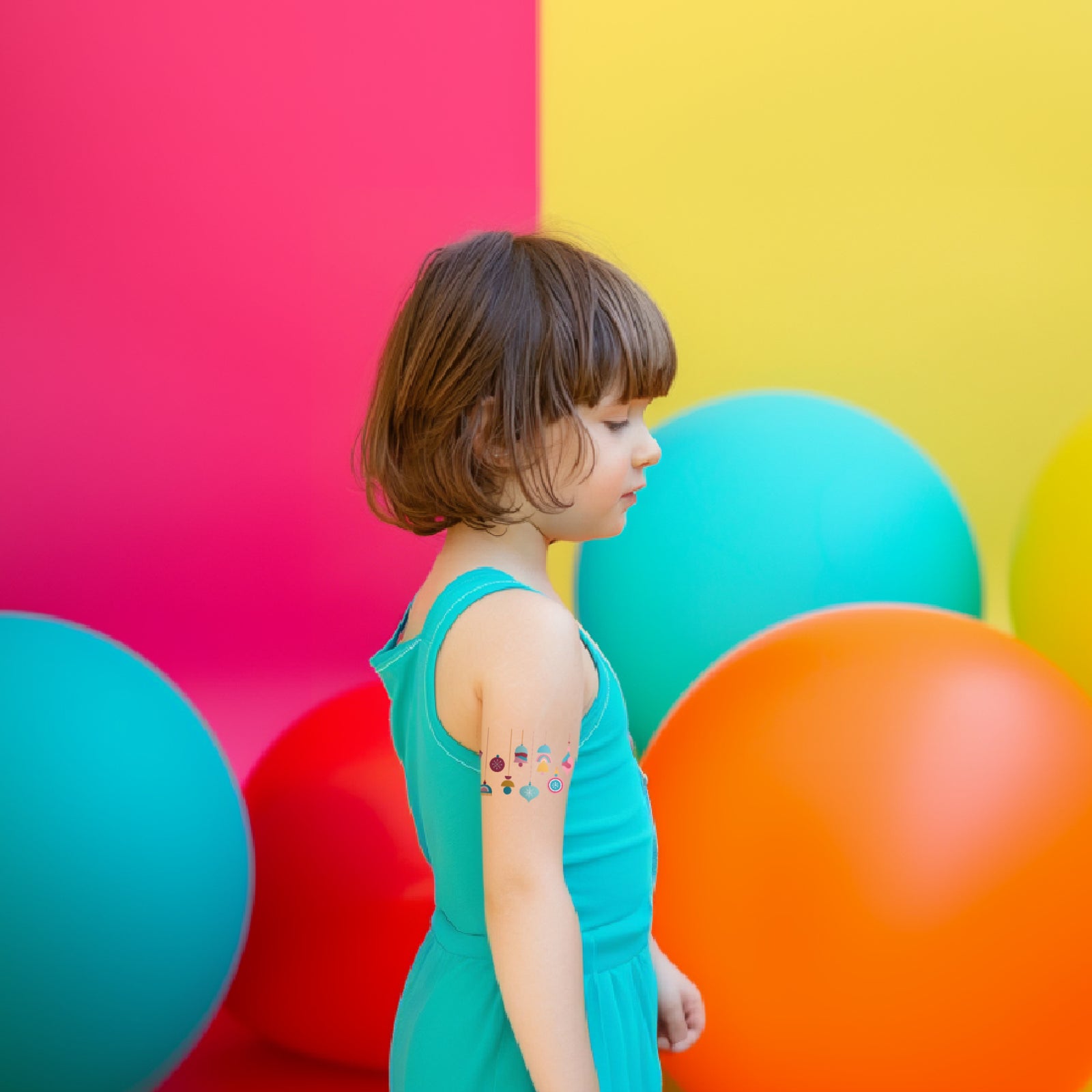 Ornaments Temporary Tattoos for Christmas Party Fun Decoration