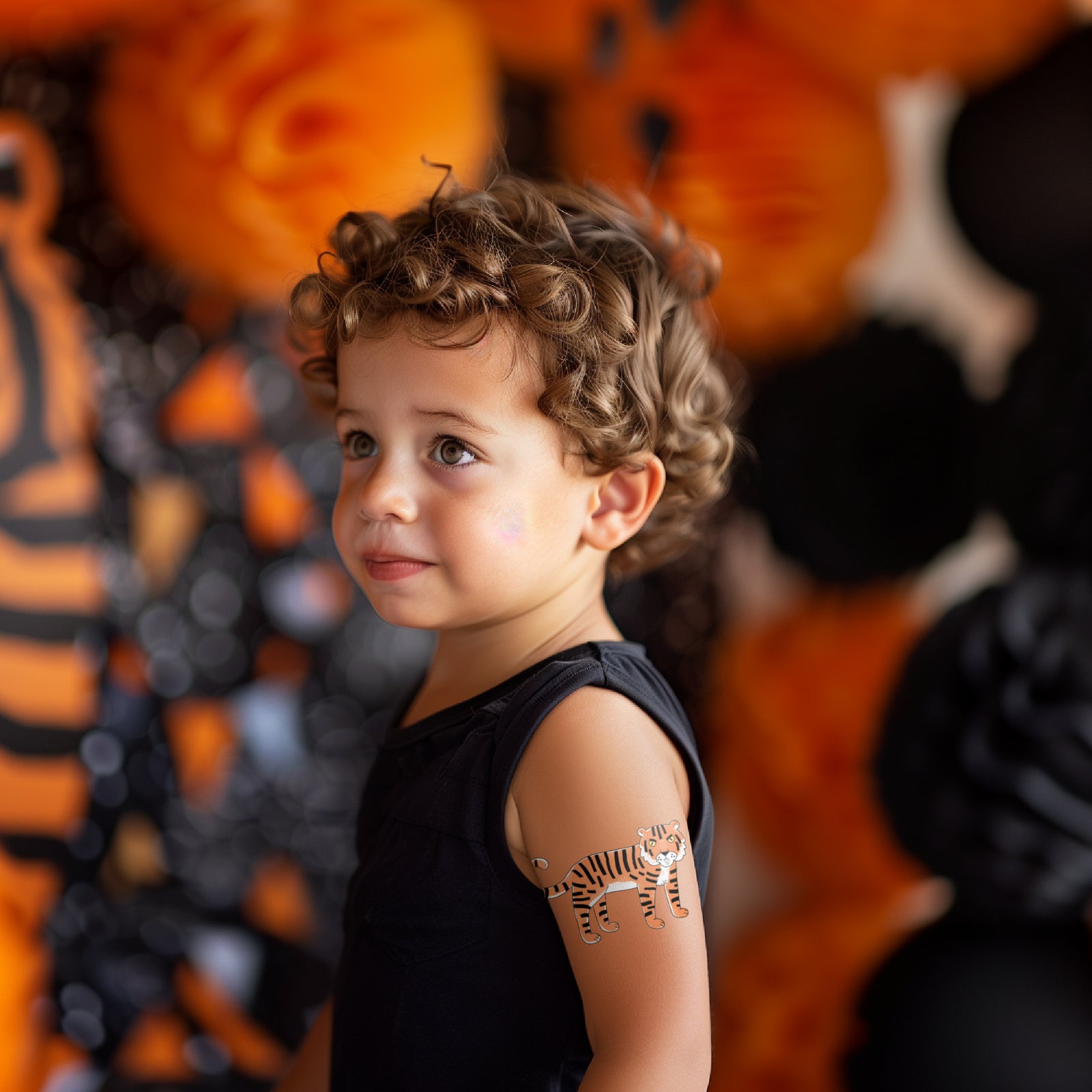 Tigris Jungle Tiger Temporary Tattoo for Kids - Fun Party Accessory