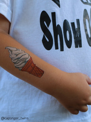 DUCKY STREET kids temporary Tattoo Ice designed by duckystreet - 5