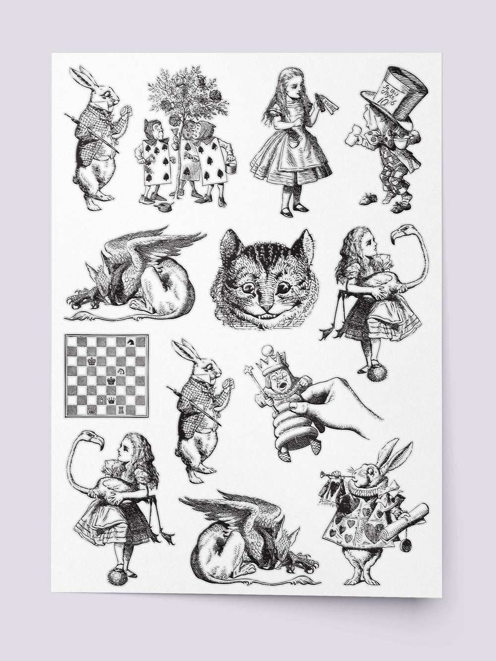 Alice in Wonderland Temporary Tattoos - Ducky Street