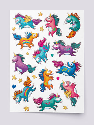Rainbow unicorns