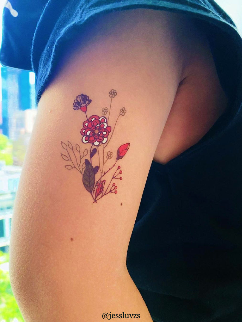 chrysanthemum and carnation tattoo｜TikTok Search
