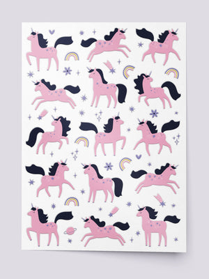 Pink unicorns