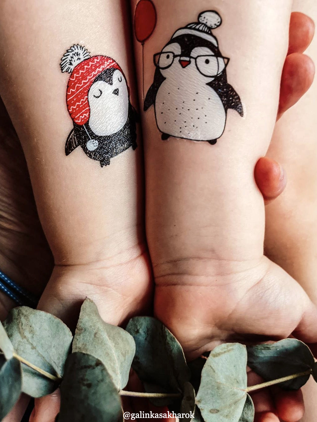 penguin tattoos for couples