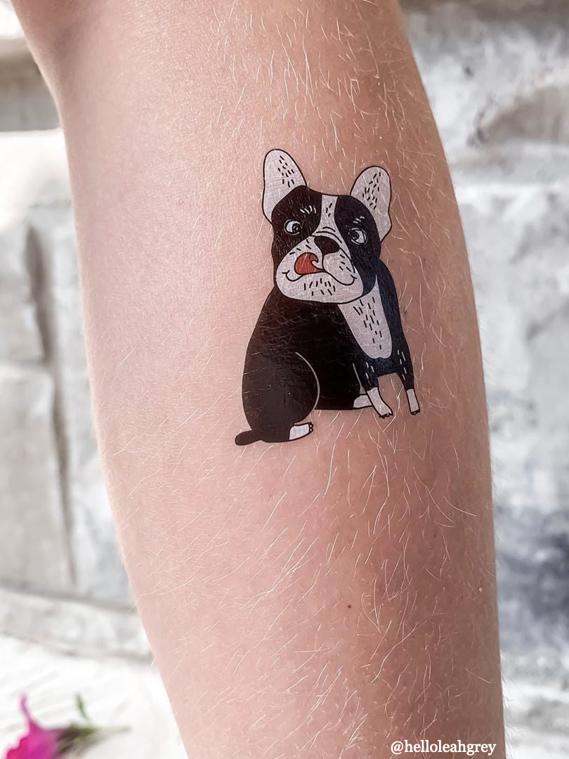 Mohawk Tattoo Studio  French Bulldog tattoo    Facebook