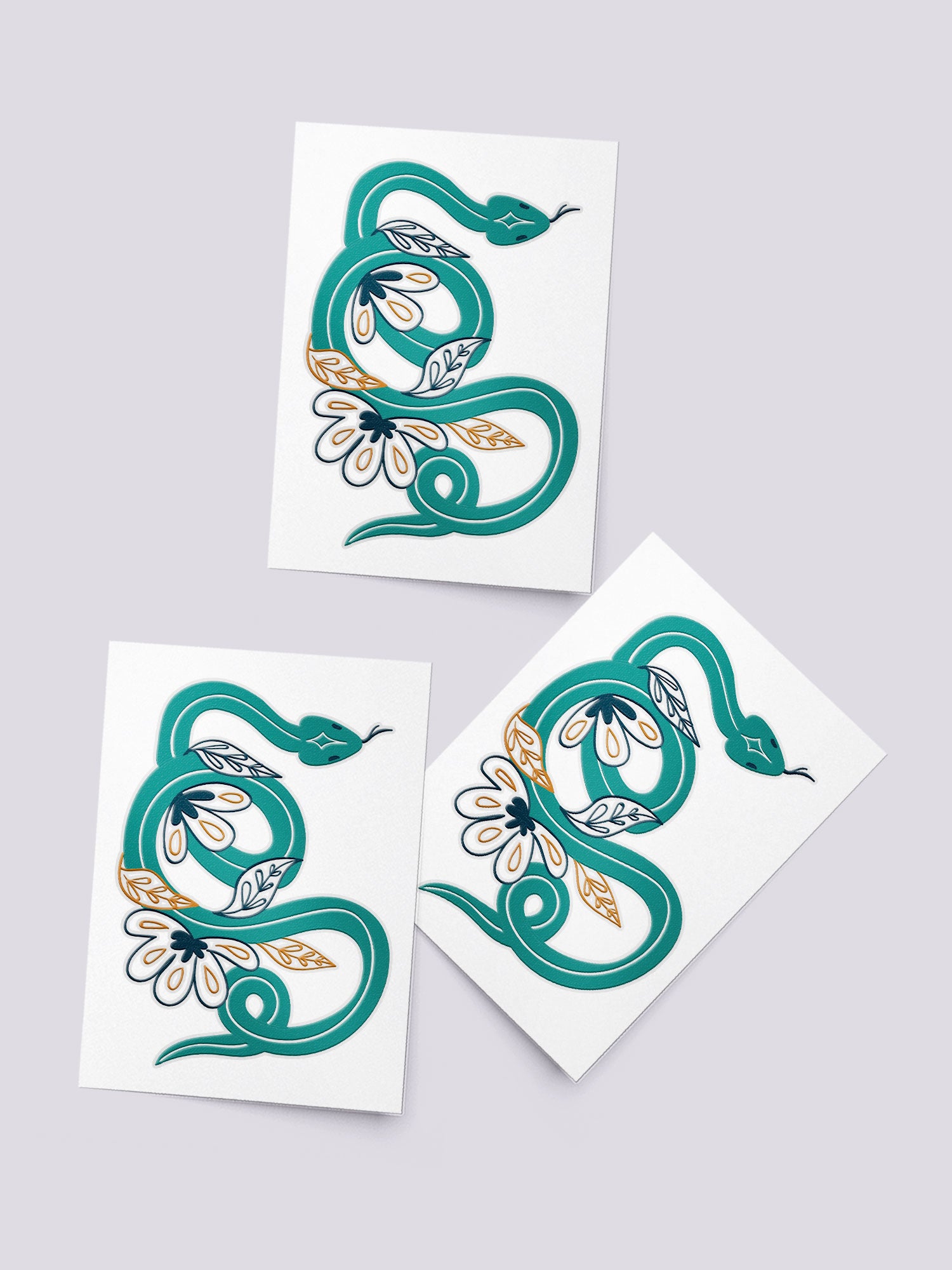 Amazon.com : Cute Hognose Snake Temporary Tattoo Water Resistant Fake Body  Art Set Collection - Yellow (One Sheet) : Beauty & Personal Care