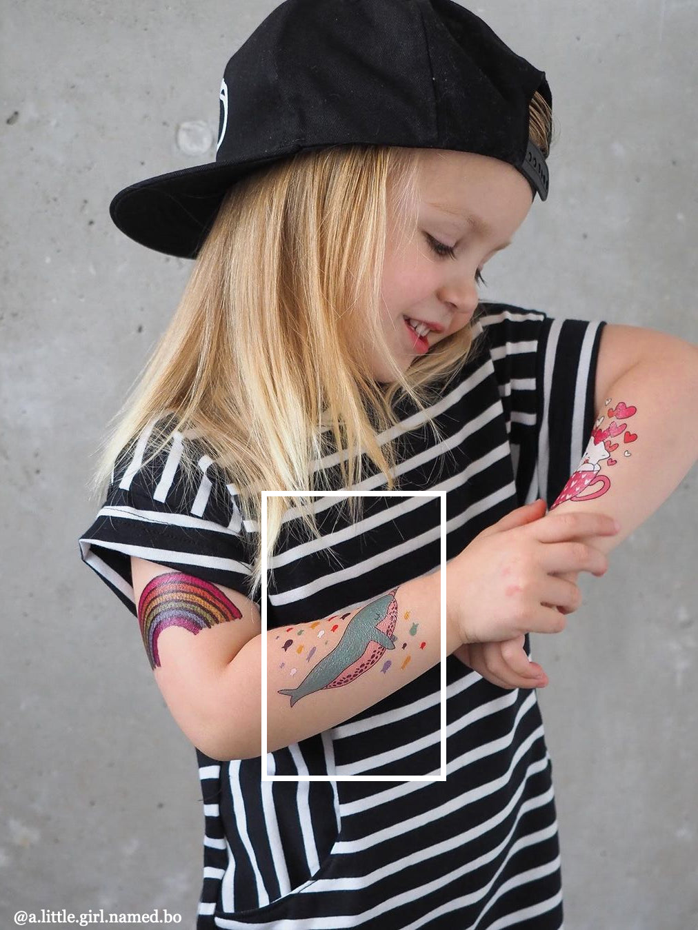 Narwhal Temporary Tattoos for Kids Underwater Party Fun