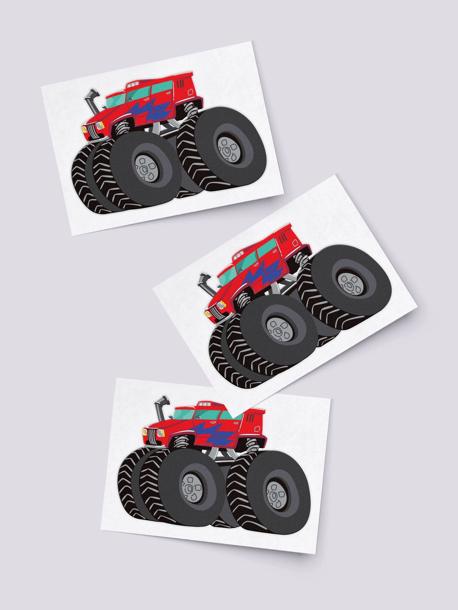 ObliqueUnique 36 Monster Truck als temporäre Tattoos für Kinder Jungen  Geburtstag  Amazonde Spielzeug