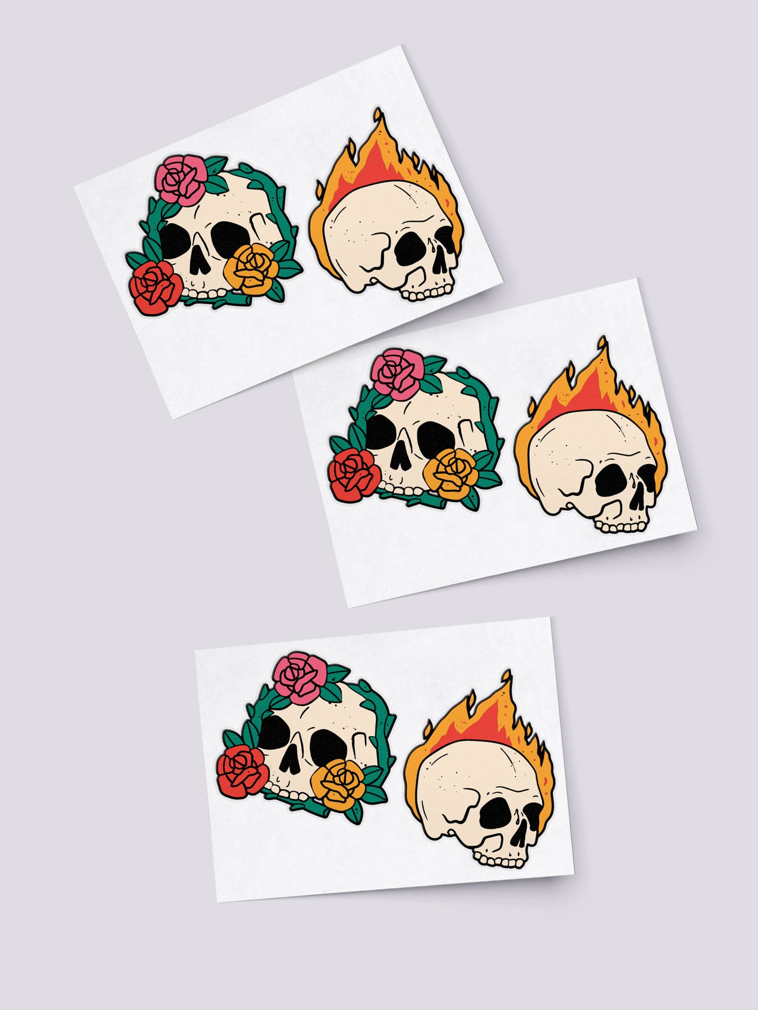 Calavera Flower Sleeve Skull Tattoo Free Clipart Hd - Tattoo Flower Skull -  Png Download (#1252240) - PikPng